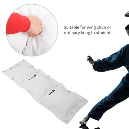Sandbag, Wing Chun Wall Canvas Punch Empty Sandbag Target with Zipper for Boxing Muay Thai - size: 3 Bottles Per Shelf