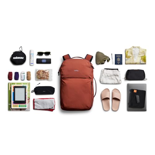 Bellroy Lite Travel Pack 30L (carry-on backpack, travel pack with laptop pocket, interior packing cells and tuck-away straps) - Clay - color: Clay