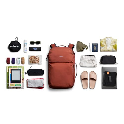Bellroy Lite Travel Pack 30L (carry-on backpack, travel pack with laptop pocket, interior packing cells and tuck-away straps) - Clay - color: Clay