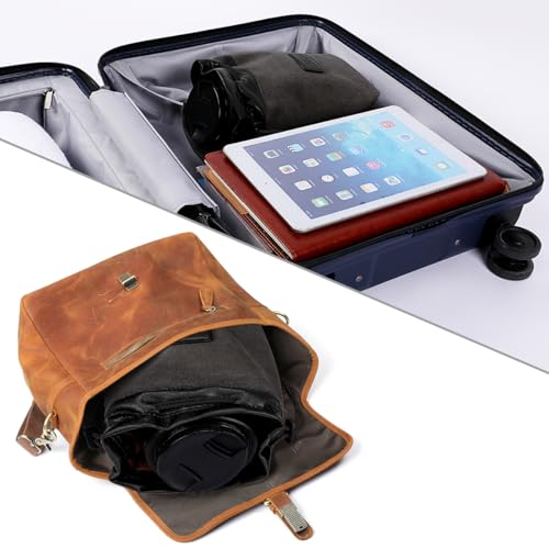 S-ZONE Soft Camera Bag DSLR Insert Handbag Drawstring Lens Case Compatible with Canon Nikon Sony - color: Dark Gray, size: Large
