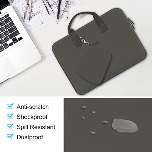 Hseok Laptop Sleeve 14 inch Case with Small Case, Compatible with MacBook Neo 14, MacBook Pro 14 M5/M4/M3/M2/M1, XPS 14 and Most 14 inch Notebooks, Neoprene Computer Handbag,DG01Y01 - color: Dg01y01, size: 14"