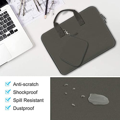 Hseok Laptop Sleeve 14 inch Case with Small Case, Compatible with MacBook Neo 14, MacBook Pro 14 M5/M4/M3/M2/M1, XPS 14 and Most 14 inch Notebooks, Neoprene Computer Handbag,DG01Y01 - color: Dg01y01, size: 14"