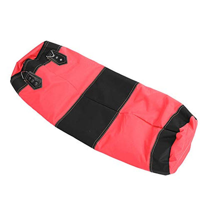 Bnineteenteam Heavy Punching Bag,Training Boxing Bag with Chain for Adults Men Women(Empty) - color: Red, size: 100cm