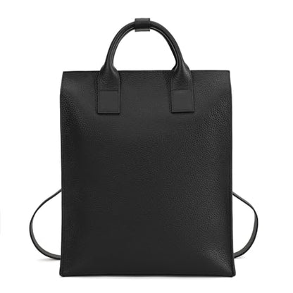 Simple and Lightweight Commuter Backpack 2025 New Business Large Capacity Computer Backpack Women's Premium Sensation Bag (Elegant Black) - color: Elegant Black