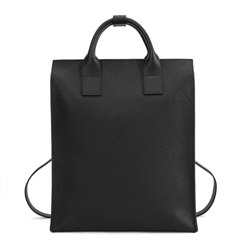 Simple and Lightweight Commuter Backpack 2025 New Business Large Capacity Computer Backpack Women's Premium Sensation Bag (Elegant Black) - color: Elegant Black
