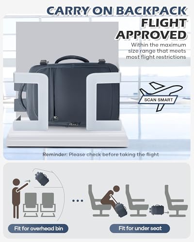 VGCUB Vacuum Backpack Travel with Pump, 40L Carry On Travel Backpack Flight Approved TSA, Vacuum Seal Compression Bags for Clothing, Waterproof Personal Item Bag for Women Men Royal Blue - color: A-royal Blue With Vacuum Bag