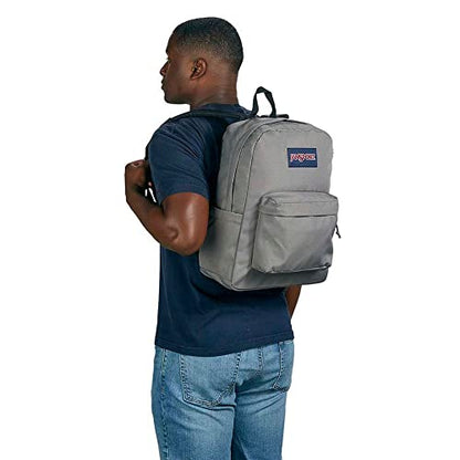JanSport Superbreak Backpack - Durable, Lightweight Premium Backpack, Graphite Grey - color: Graphite Grey