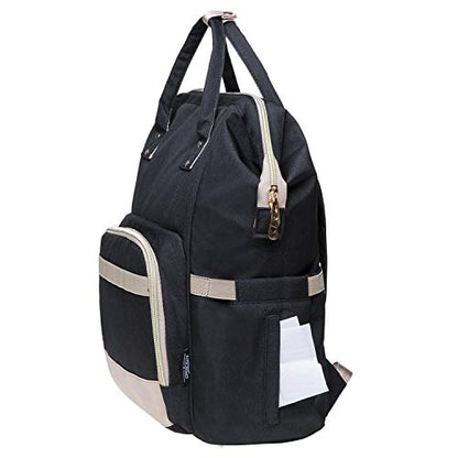 KAUKKO Lightweight Backpack Casual Travel Daypack Causal Backpack Shoulder Book Bag Multipurpose Daypacks - color: 01-5-black