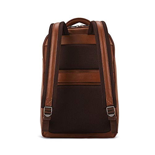 Samsonite Classic Leather Backpack, Cognac , One Size - color: Cognac, size: One Size
