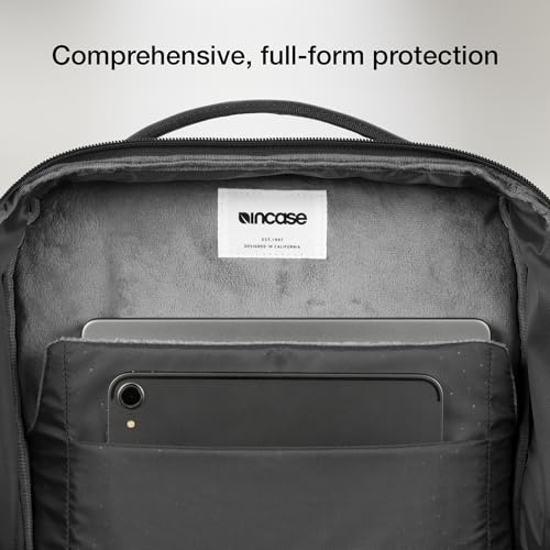 Incase A.R.C. Daypack 24L – Travel Backpack and Laptop Bag for School - Fits up to 16 inch Laptop - 4 Zippered Compartments, 2 Water Bottle Pockets - Commuter and College Backpack - Black - color: Black