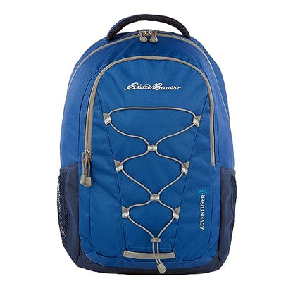 Eddie Bauer Adventurer Backpack with Organization Compartments and Hydration/Laptop Compatible Sleeve, Adventurer - True Blue, 25L - color: Adventurer - True Blue, size: 25L