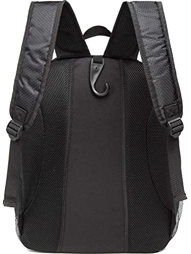 Youth Soccer Bag Outdoor Sport Backpack for Soccer, Basketball,Volleyball with Shoes and Ball Compartment. - color: Black