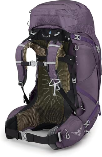 Osprey Aura AG 65L Women's Backpacking Backpack, Enchantment Purple, WM/L - color: Enchantment Purple, size: Medium-Large