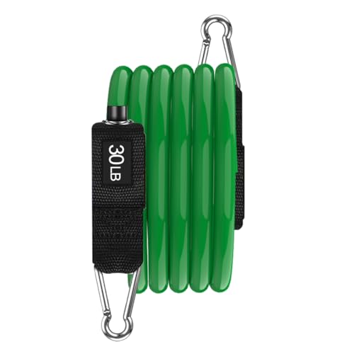 VEICK Resistance Bands, One Single Exercise Bands, Workout Bands Resistance Training for Home Workouts Fitness Pilates - color: Green(30LBS)