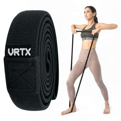 VRTX Fabric Resistance Bands for Men & Women | Long Exercise Band for Workout, Stretch, Yoga, Full Body Training | Soft Mesh Cloth, Non-Slip, High Durability Straps – Single Pack - size: XX-Heavy (140-200 lbs)