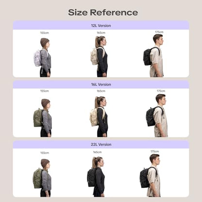 PGYTECH OneGo Lite 12L Camera Backpack Water-Resistant DSLR/Mirrorless Bag for Sony/Canon/Fujifilm, Drone Backpack, Tripod Mount Travel & Weekend Photography Pack (Purple) - color: Purple