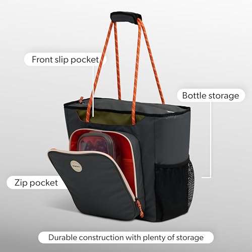 Igloo Soft Cooler Bag | Summit Series | Insulated Cooler Tote | Backpack Cooler - color: Tactical Gray 30 Can