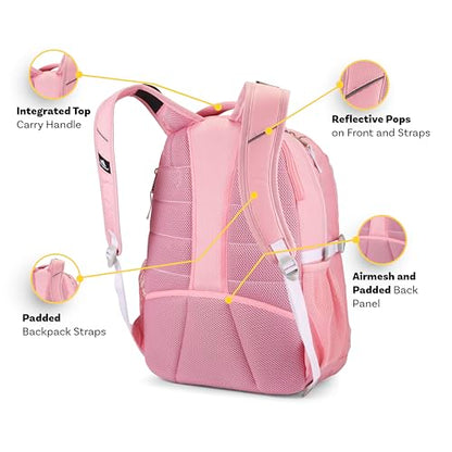 High Sierra Swerve Laptop Backpack, One Size, Copper Splater/Maroon - color: Cooper Splater/Maroon