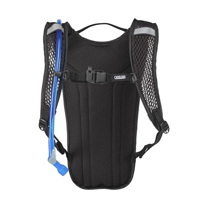 CamelBak Mini M.U.L.E. Kids Hydration Backpack, Lightweight Trail and Bike Pack with 50oz Reservoir - color: Black
