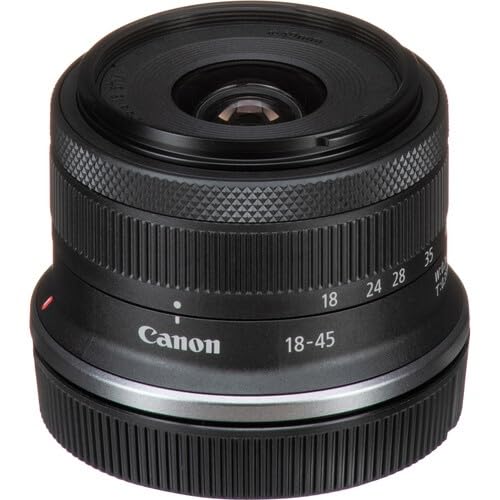 Canon EOS R100 Mirrorless Camera Bundle with Double Zoom Lens RF-S 18-45mm and RF 75-300mm Telephoto Lens, 64GB SDXC Card, Camera Backpack, Filter Kit, Cleaning Kit & Canon Shoulder Bag