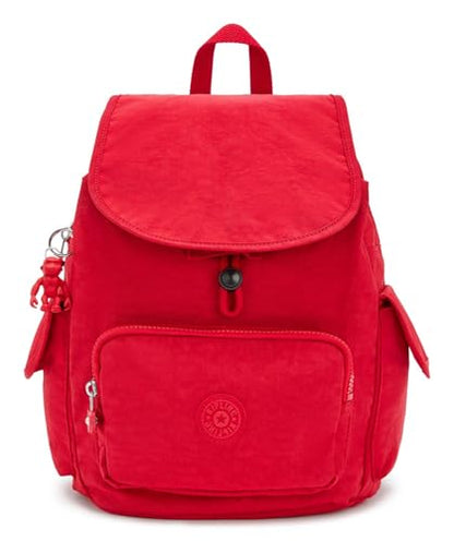 Kipling Women's City Pack S Backpacks, Red Rouge, 27x33.5x19 Centimeters (B x H x T) - color: Red Rouge, size: 27x33.5x19 centimeters (B x H x T)