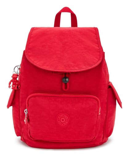 Kipling Women's City Pack S Backpacks, Red Rouge, 27x33.5x19 Centimeters (B x H x T) - color: Red Rouge, size: 27x33.5x19 centimeters (B x H x T)
