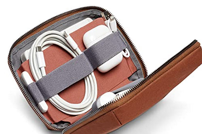 Bellroy Tech Kit Compact (Tech Accessories Organizer, Zipper Pouch) - Bronze - color: Bronze