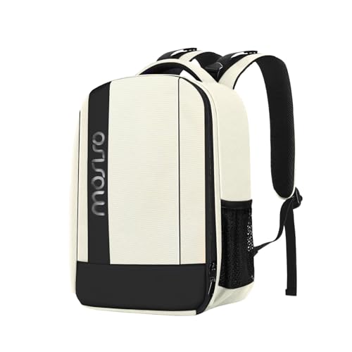 MOSISO Camera Backpack,DSLR/SLR/Mirrorless Photography Backpack Buffer Padded Shockproof Camera Bag with Customized Modular Inserts&Tripod Holder Compatible with Canon,Nikon,Sony etc, Beige - color: Beige