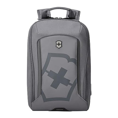 Victorinox Touring 2.0 City Daypack - Professional Laptop Backpack for Business & Outdoor Use - Features Waterproof Pouch - 17 Liters, Light Gray - color: Stone Grey