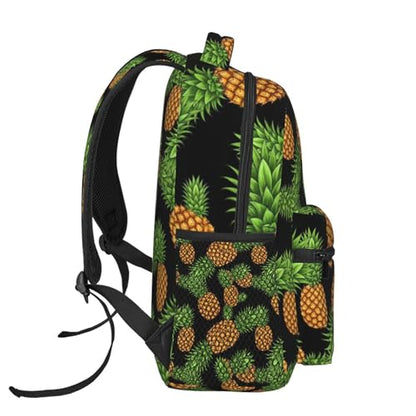 Stylish Travel Backpack Upside Down Pineapple, Commuter Daypack with Laptop Compartment for Work, Trips and Gym - color: Pattern (228)