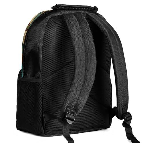 Supdreamc Rucksacks Lightweight Multipurpose Anti-Theft Southwestern Native American Indian Shoulder Bag Large Capacity Business Computer Bag With Smooth Zippers - color: Pattern 432