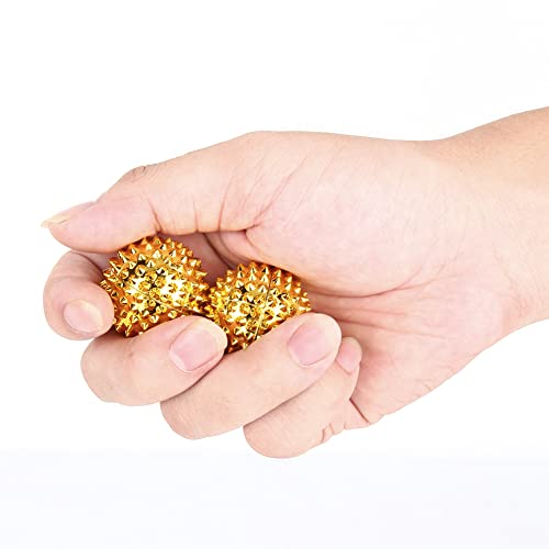 Spiky Massage Ball, 1 Pair 32mm Acupressure Ball, Hand Massage for Pain Pressure and Stress Relief