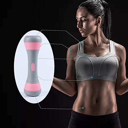 Nice C Adjustable Dumbbells Weights, Neoprene All-in-1 Options, Non-Slip, All-Purpose, Home, Gym, Office - style: Pink 4.5lb Pair