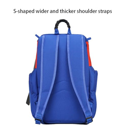 Basketball Backpack Large Sports Bag with Laptop Compartment, Ball and Shoe Compartment, for Volleyball Football - color: A