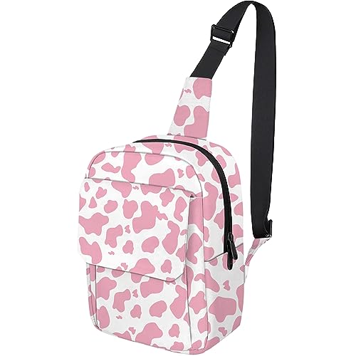 Cute Small Camera Bag with Photographer Camera Sling Bag Waterproof Dslr Camera Case Compatible with Nikon Sony Lightweigth for Women or Men(Pink Western Cow) - color: Pink-l35