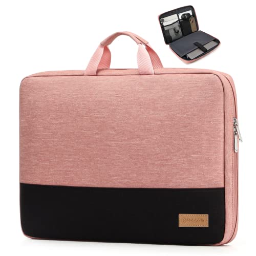 bagasin 14 Inch Laptop Sleeve Case Computer Bag for MacBook HP Lenovo Dell ASUS Acer Chromebook - color: Pink, size: 14