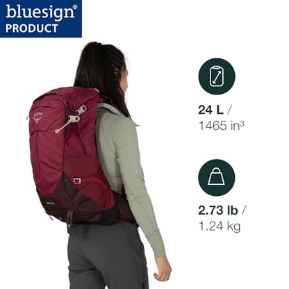 Osprey Sirrus 24L Women's Hiking Backpack, Muted Space Blue - color: Muted Space Blue, size: 24L