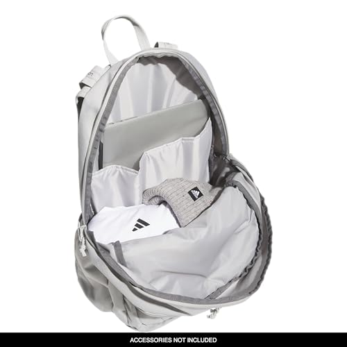 adidas Prime 7 Backpack for Laptop, School and Travel, 37L - color: Grey Two/Grey Four