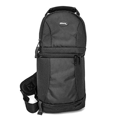 Ultimaxx Photo Camera Sling Backpack Bag for DSLR and Mirrorless Cameras (Canon, Nikon, Sony, Fujifilm, Olympus, Panasonic LUMIX, Pentax, Blackmagic Design, Leica, Kodak & More) - color: Medium