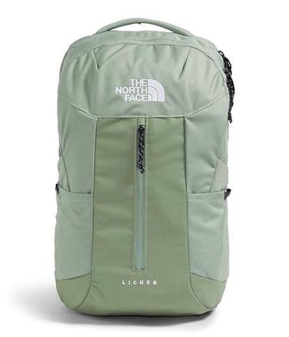 The North Face Lichen Daypack - Everyday Commuter Backpack, Laptop Sleeve, Water Bottle Pockets, Center Front Pouch, Bark Mist/Slate Moss, One Size - color: Bark Mist/Slate Moss