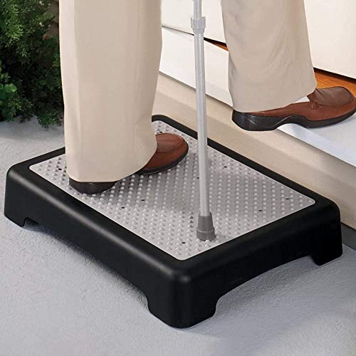 Wefaner Outdoor Step Stool for Adults Mobility Step Non-Slip Safety Bed Step for Elderly Senior for high Bed - size: small size