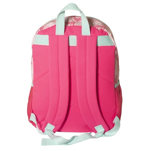 AI ACCESSORY INNOVATIONS Barbie 4 Piece Backpack Set, Sparkle & Shine with this Magic Flip Sequin School Bag for Girls with Zip Front Pocket, Pink - color: Barbie Pink