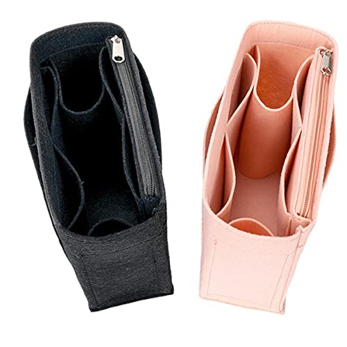 Lckaey Felt Bag Organizer for Backpack, Purse - Plage Insert - Grey - color: grey