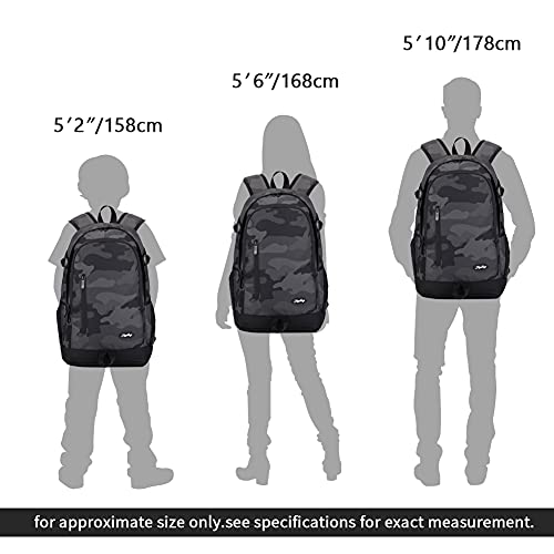 rickyh style School Backpack Travel Bag for Men & Women Lightweight College Back Pack with Laptop Compartmen - color: 01shui