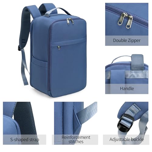 GAEKEAO Travel Backpack 15.6" Laptop Backpack for Men and Women Casual Daypack for Work Business Weekender College Cobalt Blue - color: Cobalt Blue