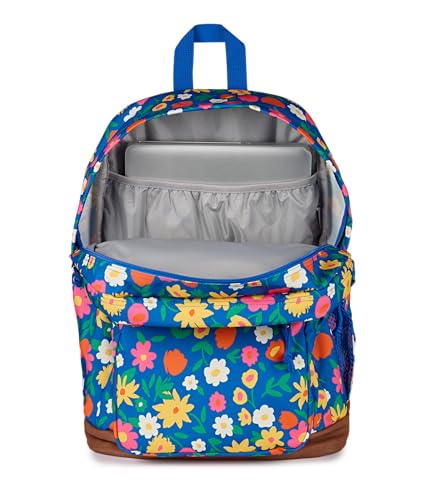 JanSport Cool Backpack with 15-inch Laptop Sleeve, Large Computer Bag Rucksack with 2 Compartments, Ergonomic Straps, Flower Market - color: Flower Market