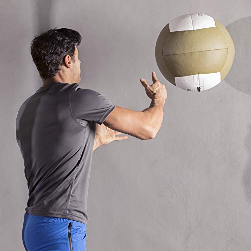 Champion Sports Rhino Promax Wall Balls - Soft Shell Non-Slip Grip for Weightlifting, Plyometrics, Cross Training, & Home Gym - style: 30 LBS
