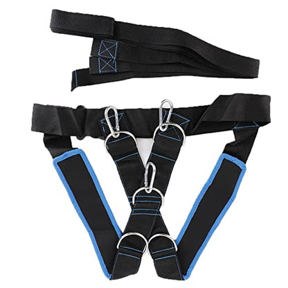 Ejoyous Sled Harness, Tire Pulling Harness Fitness Training Trainer with Adjustable Padded Shoulder Strap for Speed Improvement and Strength Training