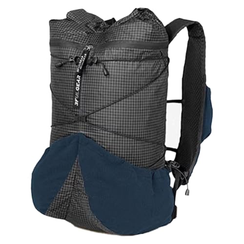 3F UL GEAR Koala Backpack 20L - Ultra-Lightweight UHMWPE Waterproof Daypack for Men & Women | Hiking & Outdoor Travel - color: Elegant Black