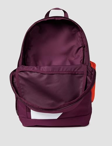 Nike Unisex Kids' Classics Elemental Backpack (20L) | Boys and Girls - color: Bordeaux/Orange/White